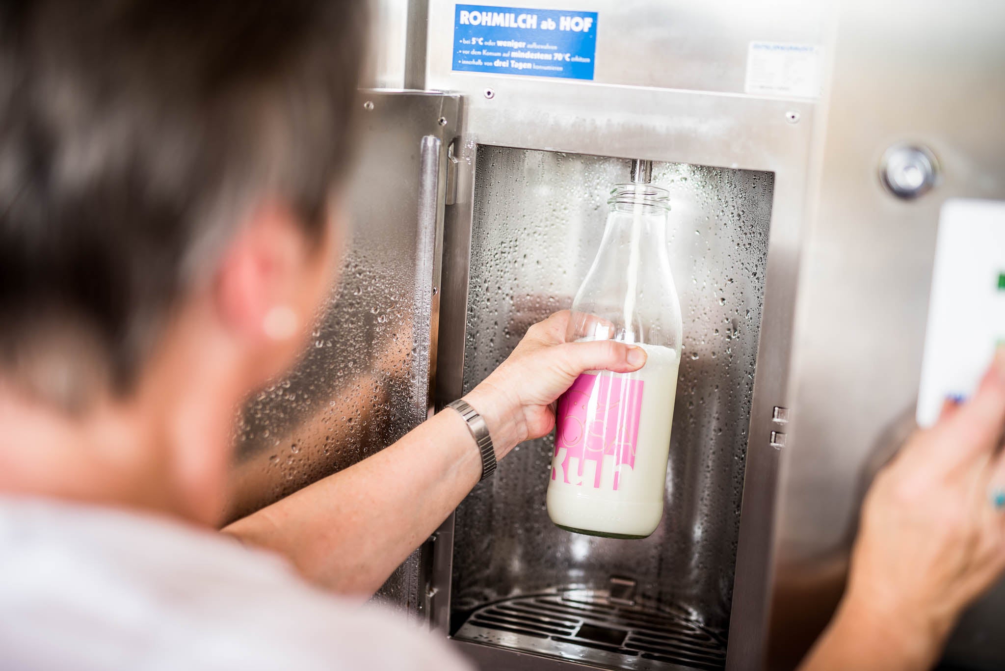 ROSA Kuh Milchflasche 1l