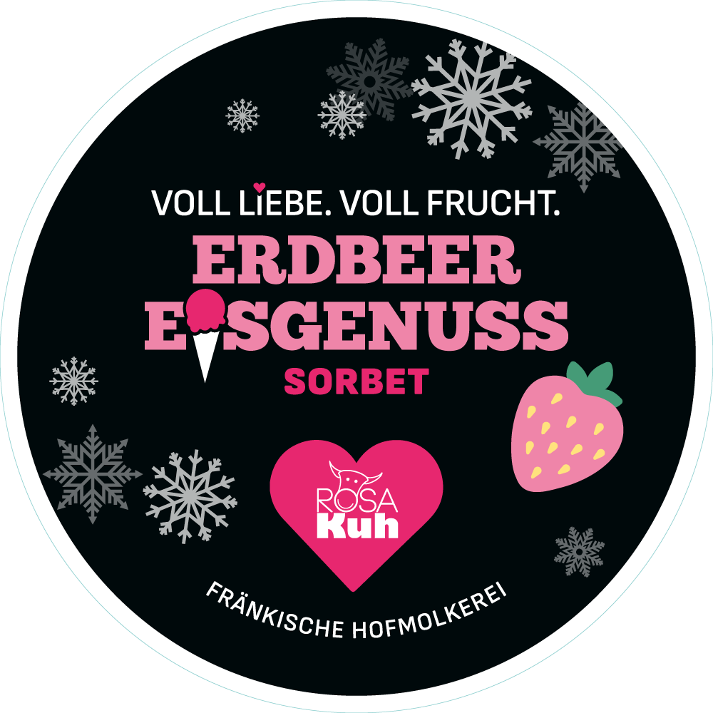 Eisgenuss Erdbeer Sorbet 500 ml