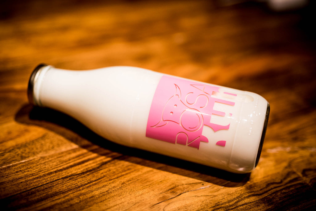 ROSA Kuh Milchflasche 1l