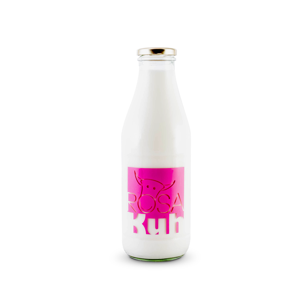 ROSA Kuh Milchflasche 1l
